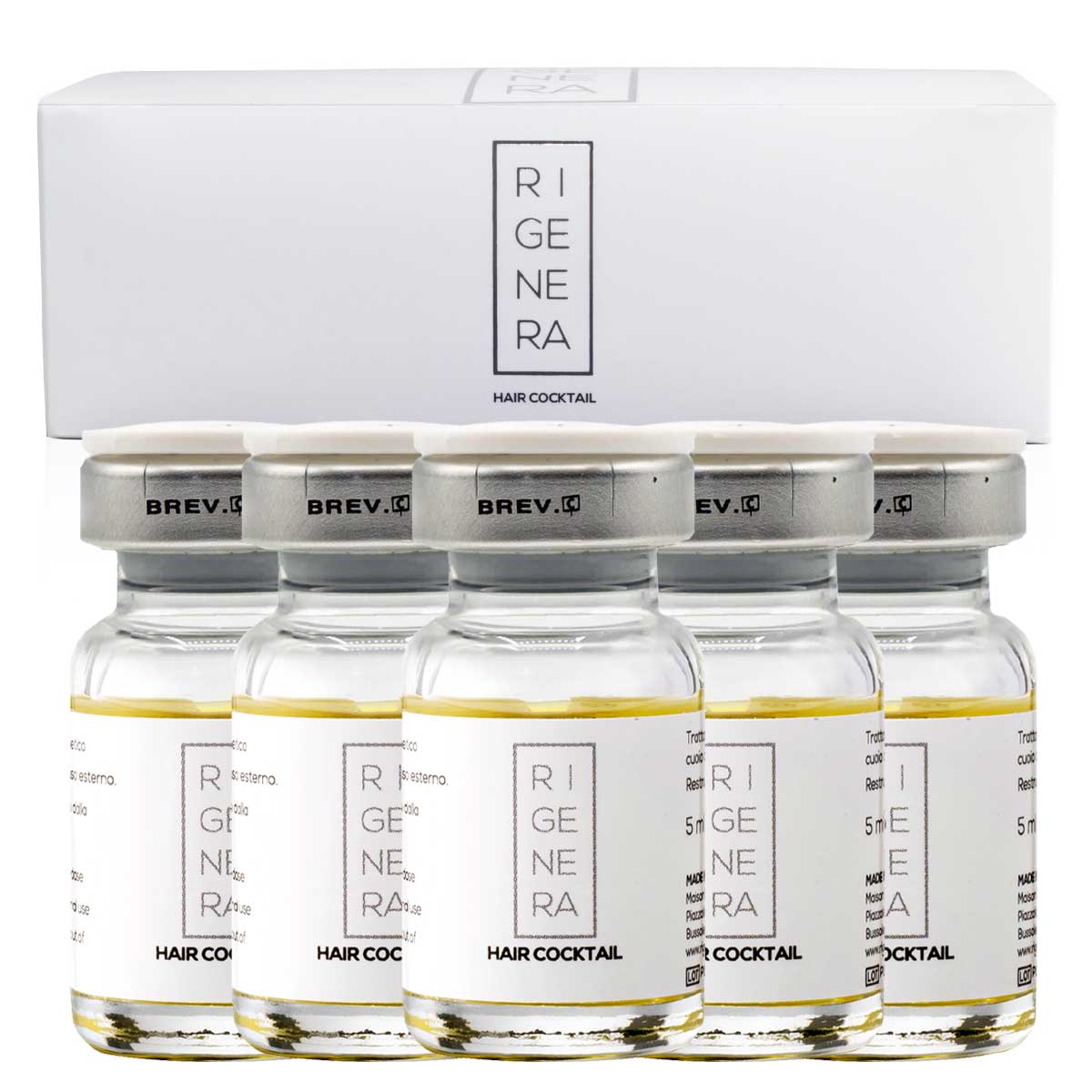 Rigenera Hair Cocktail Fialoidi Pack 5 Ampolle Da 5ml
