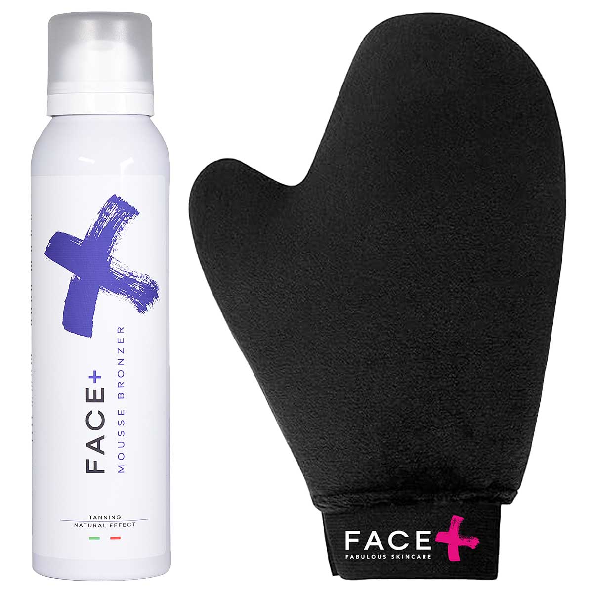 Face+ Mousse Bronzer Con Quanto In Microfibra