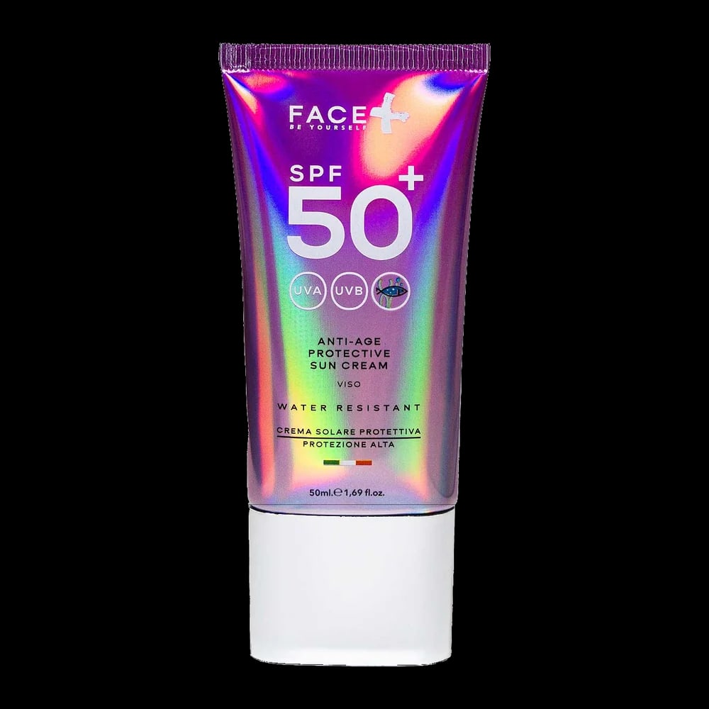 Face+ Anti Age Protective Sun Cream Viso SPF50 Crema Solare Protettive